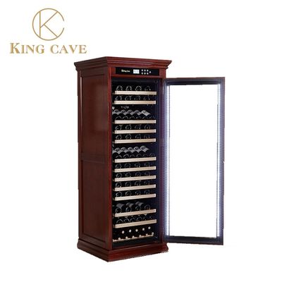 Goede prijs American Oak en Canadian Cedar Wine koeler kast met constante temperatuur systeem online