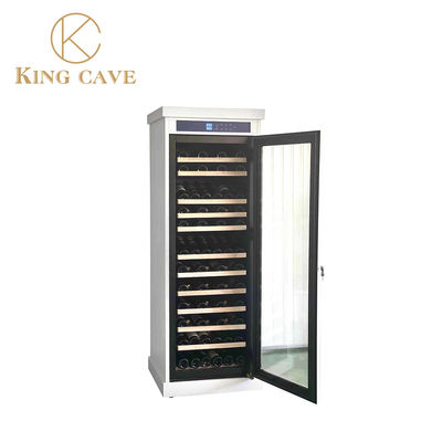 Goede prijs 50 flessen 110V 220V Custom Wine Cooler Cabinet Low Noise Wit Rood Zwart Bruin online