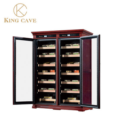 Goede prijs Hout Luxe Elektrische Sigaren Display Koeler Humidor Kas Met Dual Zone online