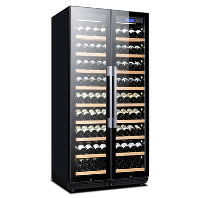 Goede prijs Dual-Zone Wine Cooler Cabinet met digitale touch control en UV-beschermde glazen deuren online