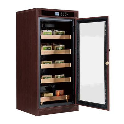 Goede prijs Premium Digitale Sigarenkoeler Vochtbevochtiger met 65-75% RH Vochtigheidsbereik en Tempered Glass Door online