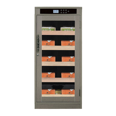 Goede prijs Luxe houten frame elektrische sigaar humidor kast met ingebouwde bevochtigingssysteem en thermo-elektrische koeling online
