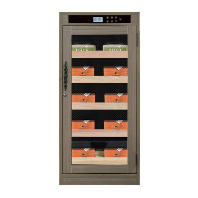 Goede prijs Dark Wood Finish Electric Cigar Humidor Cabinet met veilig kluisje en Spaans Ceder Interieur online
