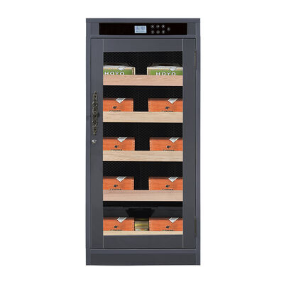 Goede prijs Luxe sigarenhumidor met intelligente digitale bedieningspaneel en dubbelwandig gehard glazen deur online