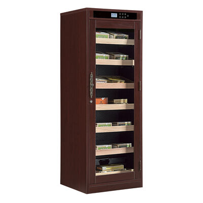 Goede prijs Houten Frame Elektrische Sigaren Koeler Humidor Kast met Afsluitbare Glazen Deur en Digitale Touchscreen online