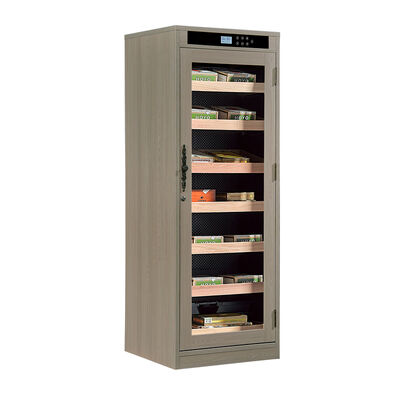 Goede prijs Houten frame elektrische sigarenkoeler met consistente vochtigheidsregeling en glazen deur met beveiligd slot online