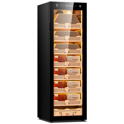 Goede prijs Premium 8 laag elektronische sigaren humidor kast met Spaanse ceder planken online