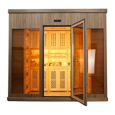 Goede prijs De Grand Reserve Walk-In Cigar Cooler Humidor Room voor commercieel gebruik online
