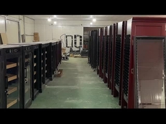 Vergrendelbaar digitaal LED licht Cederplanken Elektrische sigarenkoeler Humidor kast